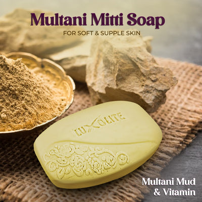 Luxolite Multani Mitti Soap - 100% Natural & Organic