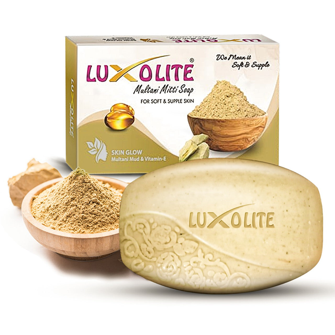 Luxolite Multani Mitti Soap - 100% Natural & Organic